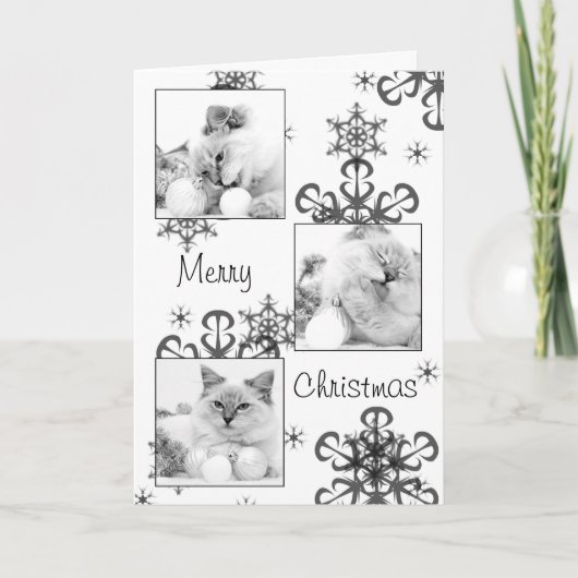 Weihnachtskarte Feiertagskarte (Vorderseite)