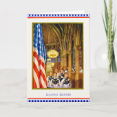 Weihnachtskarte Feiertagskarte (Vorderseite)