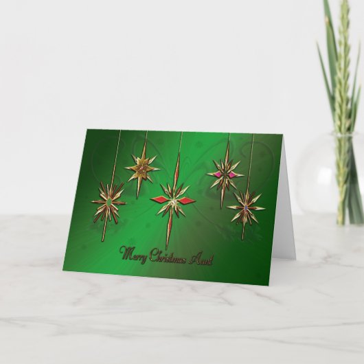 Weihnachtskarte Feiertagskarte (Vorderseite)