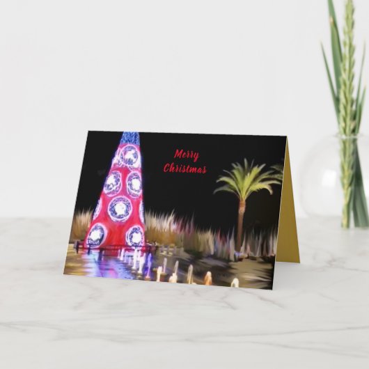 Weihnachtskarte Feiertagskarte (Vorderseite)