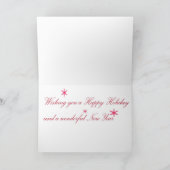 Weihnachtskarte Feiertagskarte (Innenseite)