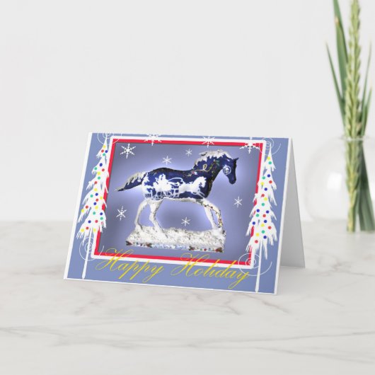 Weihnachtskarte Feiertagskarte (Vorderseite)