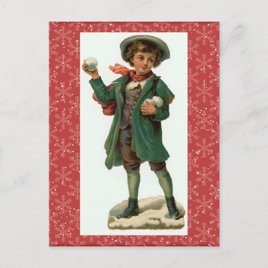 Weihnachtskarte Feiertagspostkarte (Vorderseite)