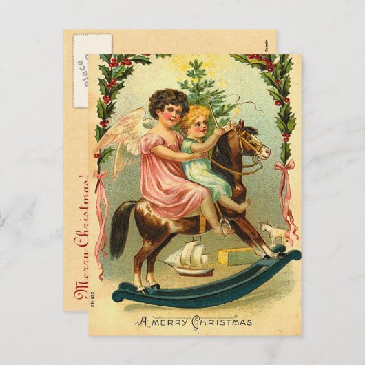 Weihnachtskarte Feiertagspostkarte (Vorne/Hinten)