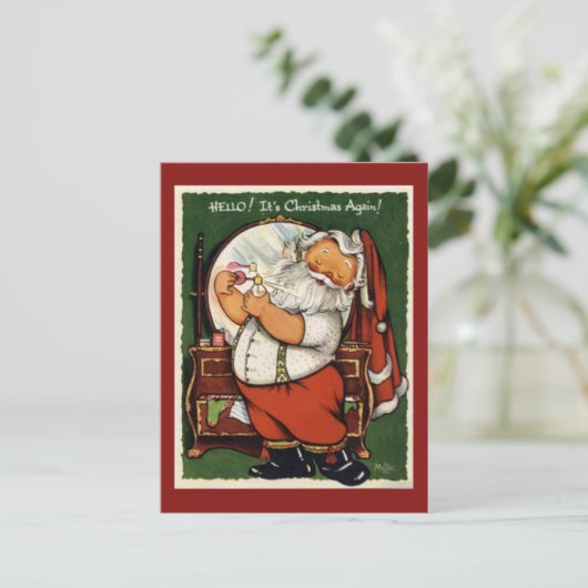 Weihnachtskarte Feiertagspostkarte (Stehend Vorderseite)