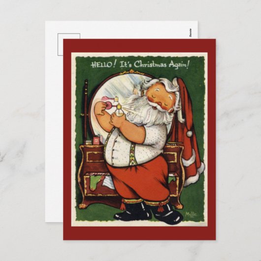 Weihnachtskarte Feiertagspostkarte (Vorne/Hinten)