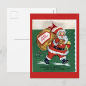 Weihnachtskarte Feiertagspostkarte (Vorne/Hinten)