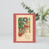 Weihnachtskarte Feiertagspostkarte (Stehend Vorderseite)