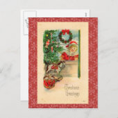 Weihnachtskarte Feiertagspostkarte (Vorne/Hinten)