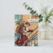 Weihnachtskarte Feiertagspostkarte (Stehend Vorderseite)