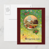 Weihnachtskarte Feiertagspostkarte (Vorne/Hinten)