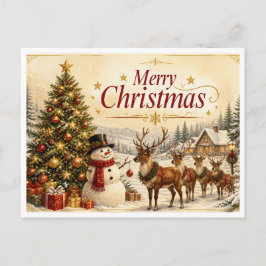 Weihnachtskarte Feiertagspostkarte