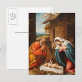 Weihnachtskarte Feiertagspostkarte (Vorne/Hinten)