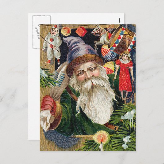 Weihnachtskarte Feiertagspostkarte (Vorne/Hinten)