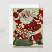 Weihnachtskarte Feiertagspostkarte (Vorne/Hinten)