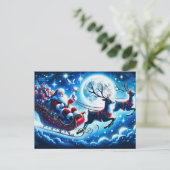 Weihnachtskarte Feiertagspostkarte (Stehend Vorderseite)