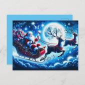 Weihnachtskarte Feiertagspostkarte (Vorne/Hinten)