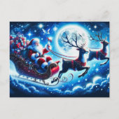 Weihnachtskarte Feiertagspostkarte (Vorderseite)