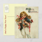 Weihnachtskarte Feiertagspostkarte (Vorne/Hinten)