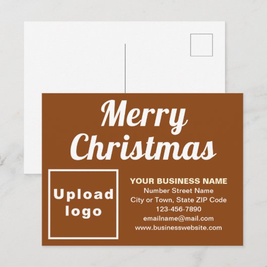 Weihnachtskarte Feiertagspostkarte (Vorne/Hinten)