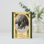 Weihnachtskarte Feiertagspostkarte (Stehend Vorderseite)