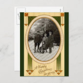 Weihnachtskarte Feiertagspostkarte (Vorne/Hinten)