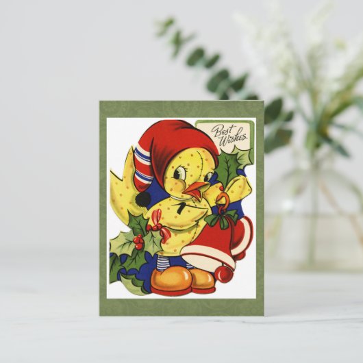 Weihnachtskarte Feiertagspostkarte (Stehend Vorderseite)