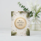 Weihnachtskarte Feiertagspostkarte (Stehend Vorderseite)