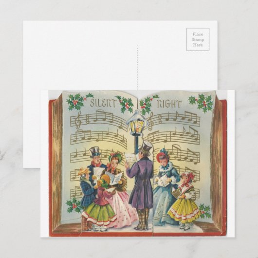 Weihnachtskarte Feiertagspostkarte (Vorne/Hinten)