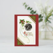 Weihnachtskarte Feiertagspostkarte (Stehend Vorderseite)
