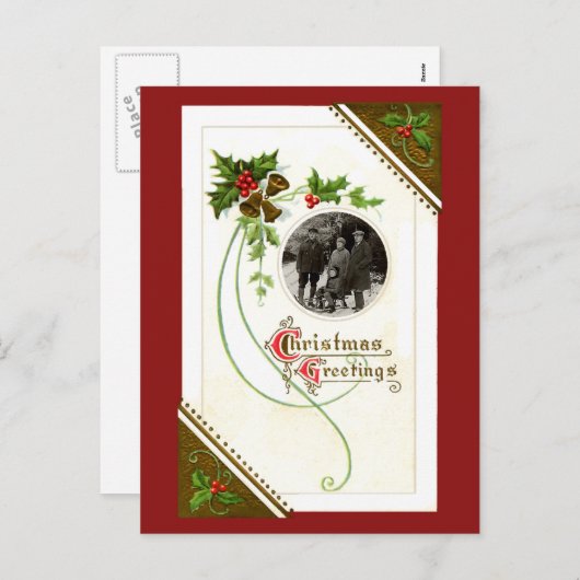 Weihnachtskarte Feiertagspostkarte (Vorne/Hinten)