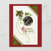 Weihnachtskarte Feiertagspostkarte (Vorderseite)