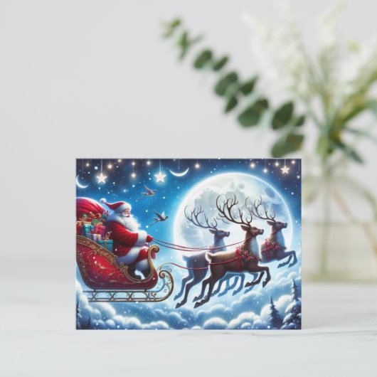 Weihnachtskarte Feiertagspostkarte (Stehend Vorderseite)