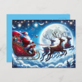 Weihnachtskarte Feiertagspostkarte (Vorne/Hinten)