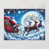 Weihnachtskarte Feiertagspostkarte (Vorderseite)