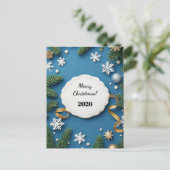 Weihnachtskarte Feiertagspostkarte (Stehend Vorderseite)