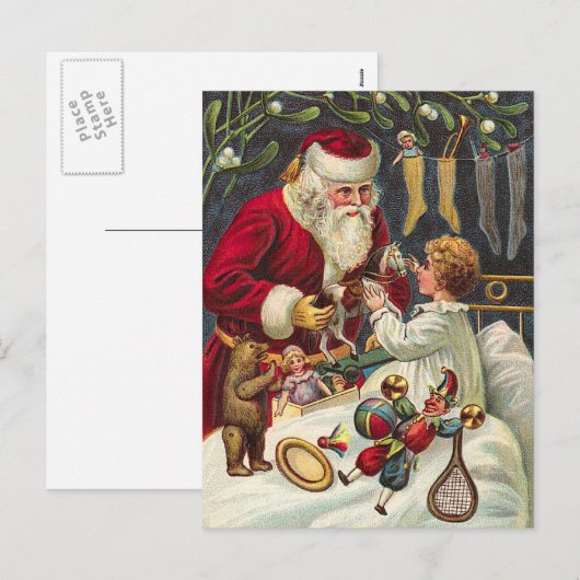 Weihnachtskarte Feiertagspostkarte (Vorne/Hinten)