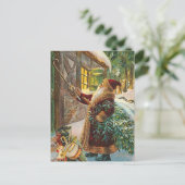 Weihnachtskarte Feiertagspostkarte (Stehend Vorderseite)