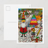 Weihnachtskarte Feiertagspostkarte (Vorne/Hinten)