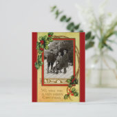 Weihnachtskarte Feiertagspostkarte (Stehend Vorderseite)