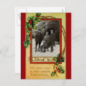 Weihnachtskarte Feiertagspostkarte (Vorne/Hinten)