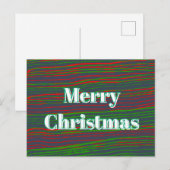 Weihnachtskarte Feiertagspostkarte (Vorne/Hinten)