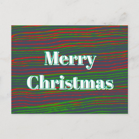 Weihnachtskarte Feiertagspostkarte (Vorderseite)