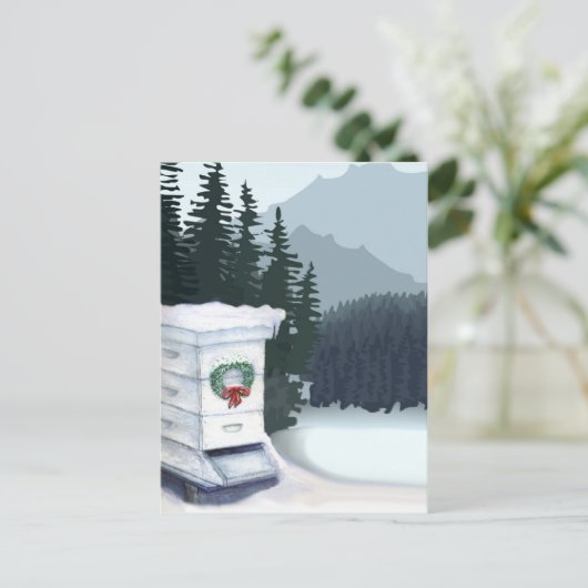 Weihnachtskarte Feiertagspostkarte (Stehend Vorderseite)