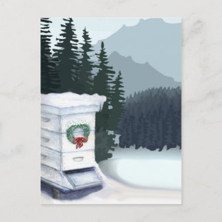 Weihnachtskarte Feiertagspostkarte