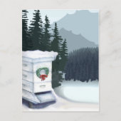 Weihnachtskarte Feiertagspostkarte (Vorderseite)