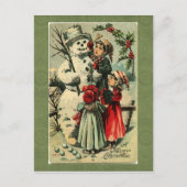 Weihnachtskarte Feiertagspostkarte (Vorderseite)