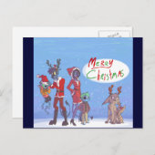 Weihnachtskarte Feiertagspostkarte (Vorne/Hinten)