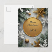 Weihnachtskarte Feiertagspostkarte (Vorne/Hinten)