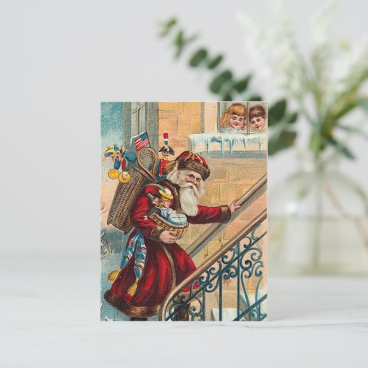 Weihnachtskarte Feiertagspostkarte (Stehend Vorderseite)